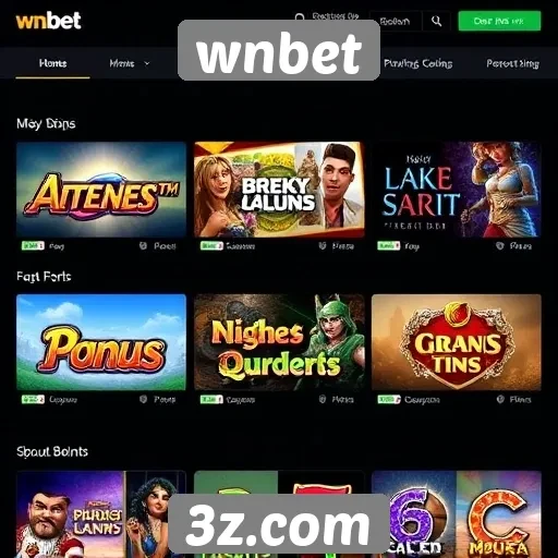 Análise de jogos populares no site wnbet